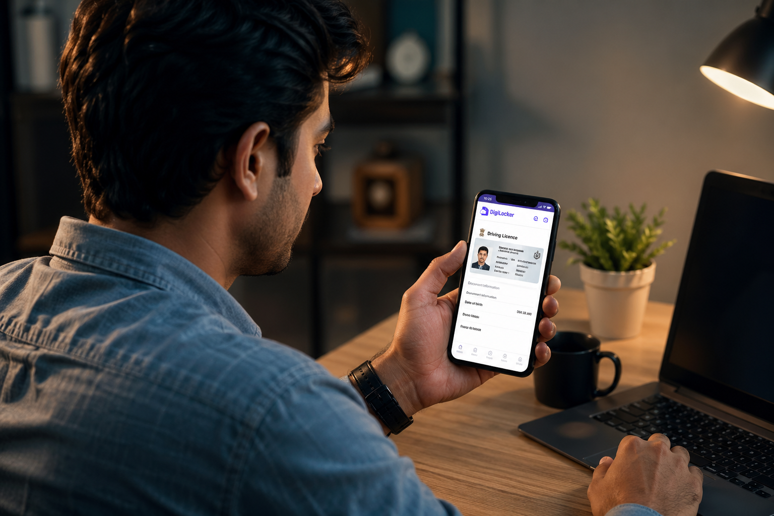 digital driving licence India secure cloud identity system