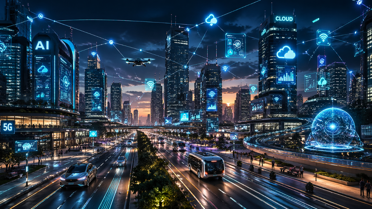 Future of Internet smart city with connected digital infrastructure