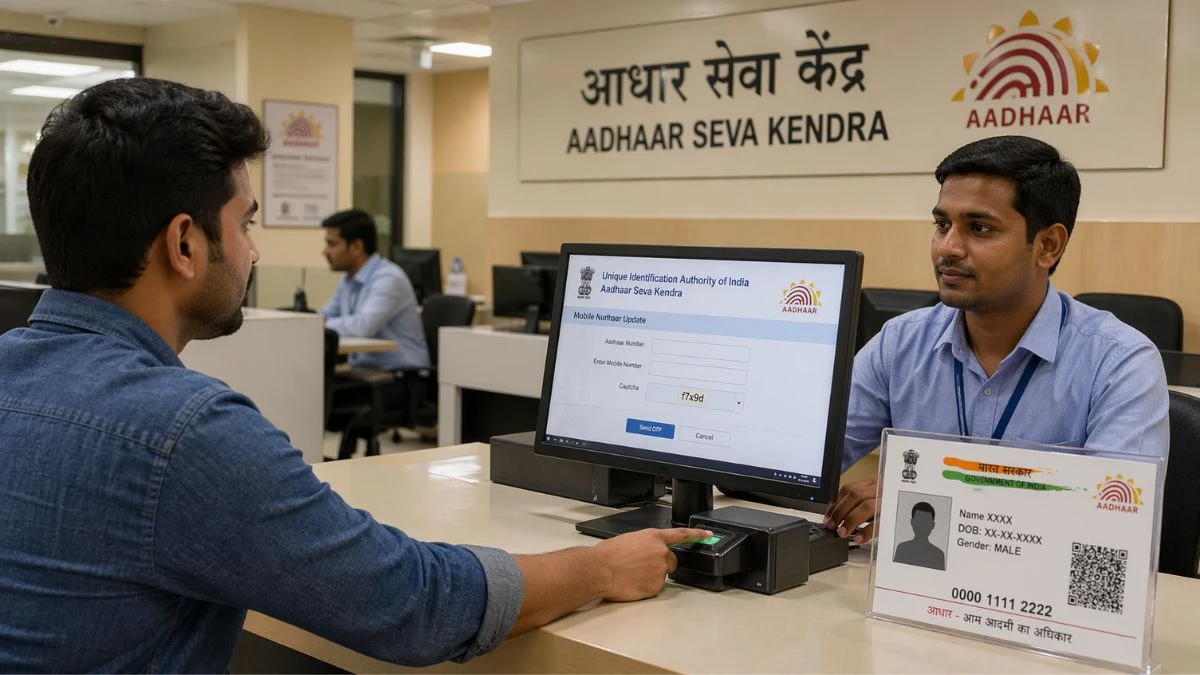 Source ChatGPT:  Update Mobile Number in Aadhaar