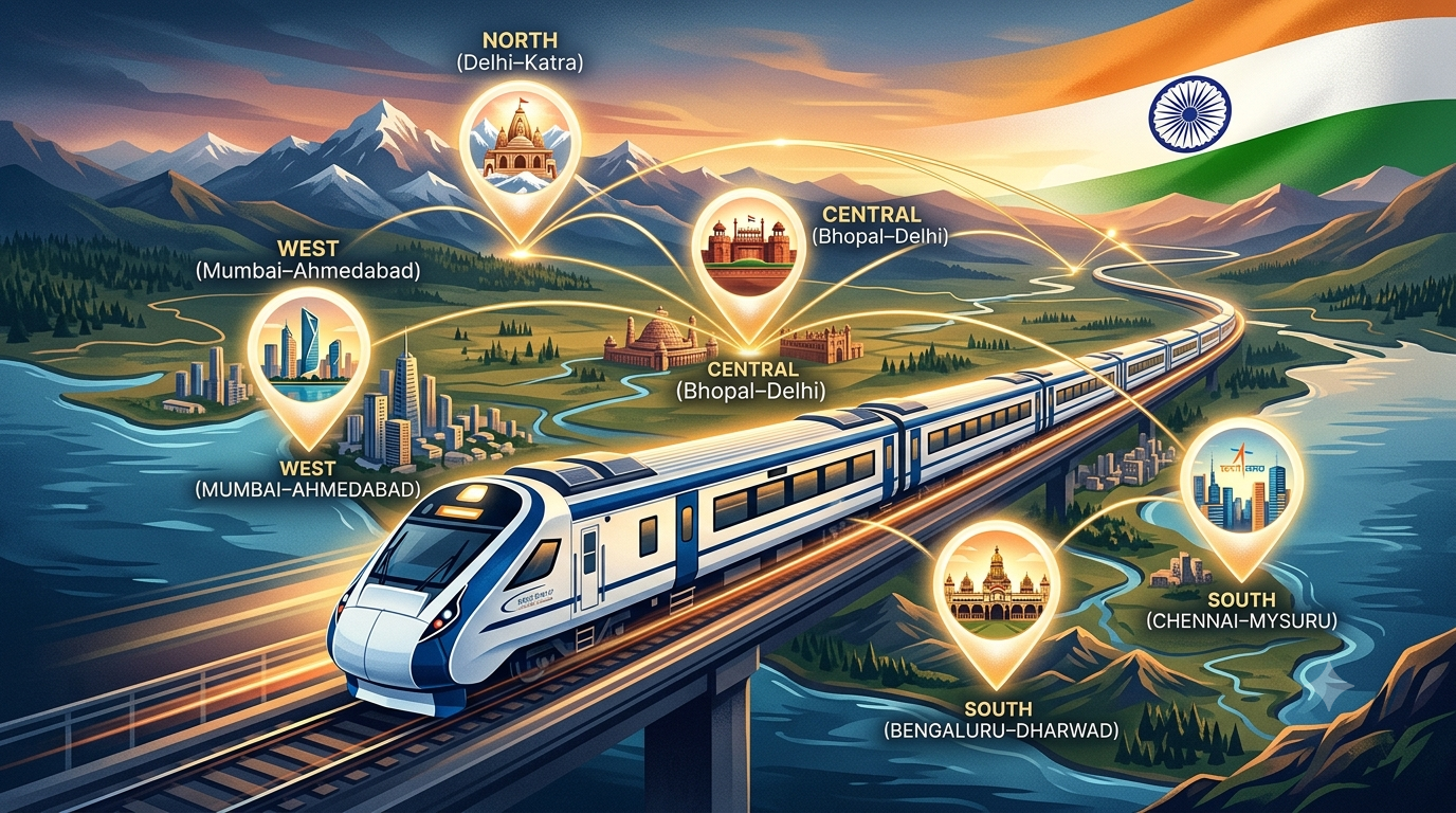 Vande Bharat Express 5 Smart New Routes to Know