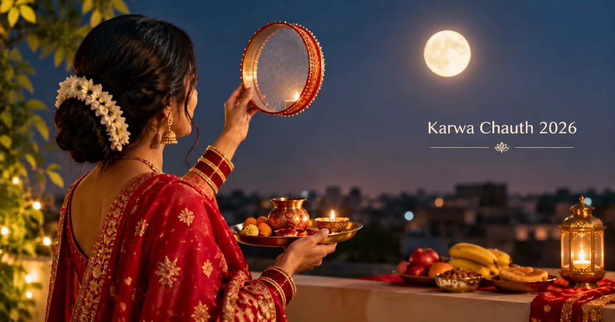 Karwa Chauth 2026: Moonrise Time in Your City, Puja Muhurat and Why the US Fasts a Day Early