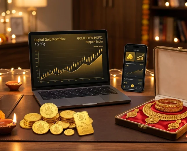 Digital Gold vs Gold ETF vs Coins vs Jewellery: Which Makes Sense This Dhanteras?