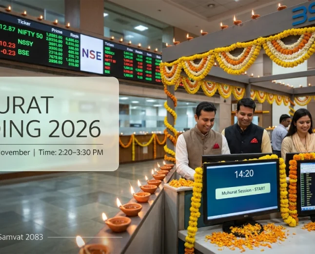 Muhurat Trading 2026: Date, Time (2:20–3:30 PM) Explained