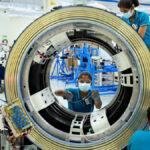 Modern manufacturing plant in India with automated assembly line