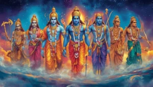 Digital Painting of Of Avatar OF Hindu God