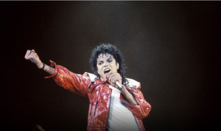 Michael Jackson performing, the King of Pop captivating global audiences