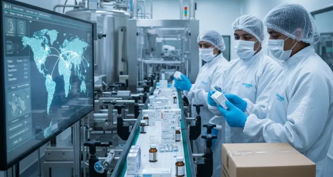 Pharmaceutical manufacturing plant in India supplying U.S