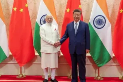 Prime Minister Narendra Modi and Chinese President Xi Jinping meet at SCO Summit 2025 in Tianjin to discuss India–China relations