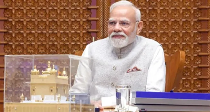 Prime Minister Narendra Modi at Mumbai Cruise Terminal inauguration ceremony