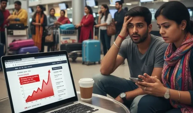 Screenshot from 4chan forum showing Operation Clog The Toilet campaign targeting Indian H-1B workers