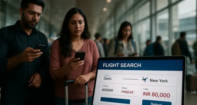Skyscanner flight prices surge during H-1B visa panic in September 2025