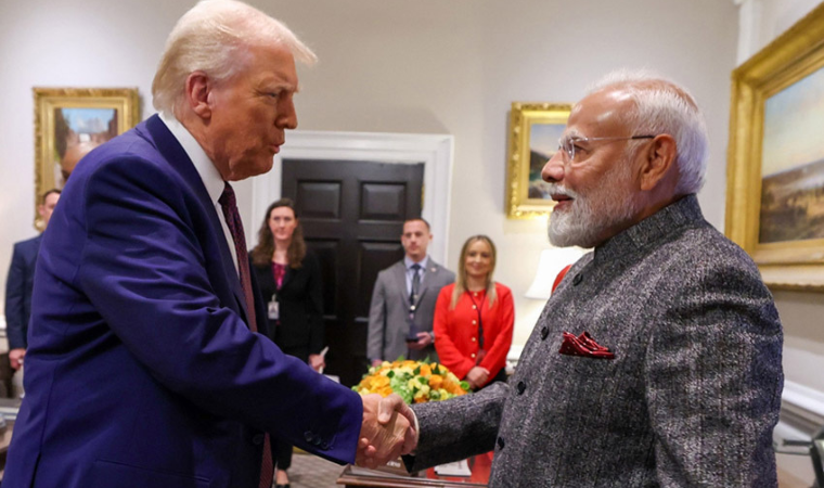 U.S. and India national flags side by side symbolizing strained relations