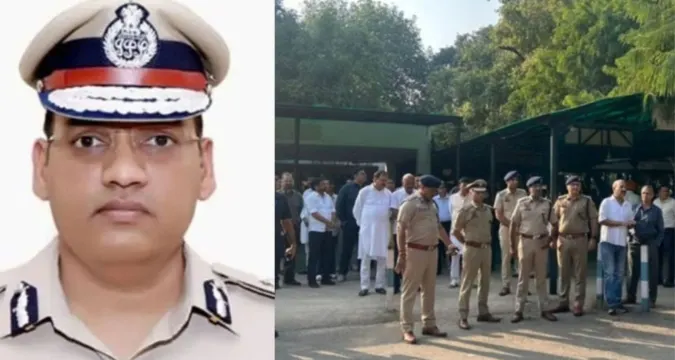 Heavy police deployment at Sector 25 cremation ground