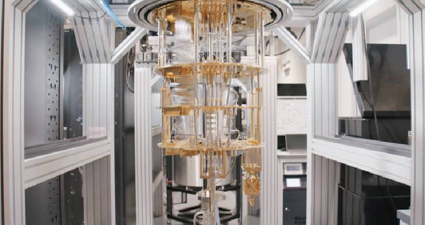 Quantum computer laboratory representing India’s National Quantum Mission under government initiative.