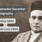 Vinayak Damodar Savarkar portrait, Indian nationalist leader (1883–1966)