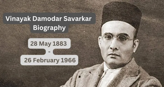 Vinayak Damodar Savarkar portrait, Indian nationalist leader (1883–1966)