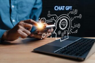 Founder automating daily startup tasks using AI tools like ChatGPT