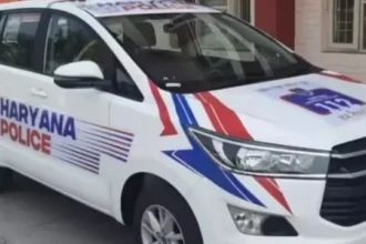 Hisar Police Officer Murder Scene at Night