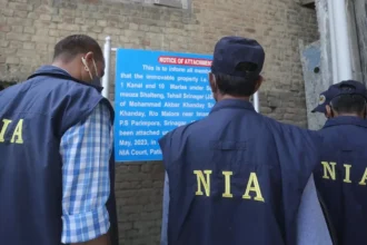 NIA officials examine digital evidence and documents during Delhi blast terror probe