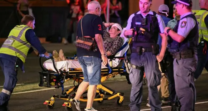 Bondi Beach crime scene after Sydney Hanukkah shooting 2025