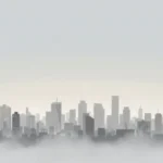 Winter temperature inversion