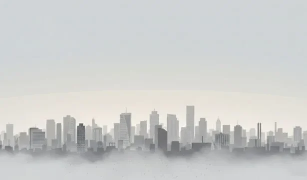 Winter temperature inversion