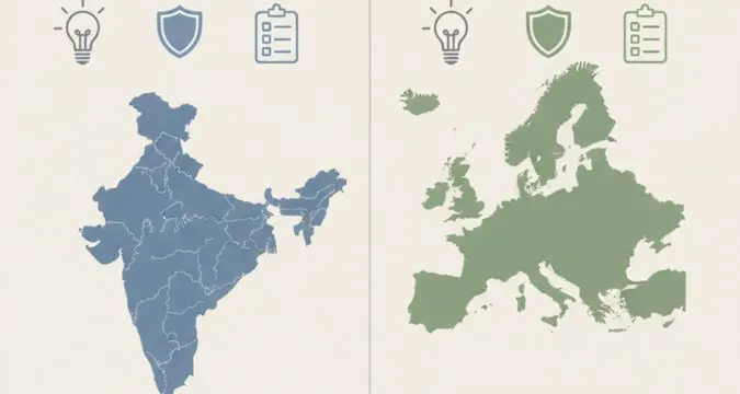 AI regulation in India compared with EU laws