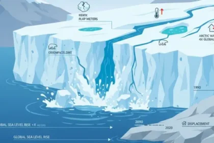Climate change impact and ice melt in Greenland