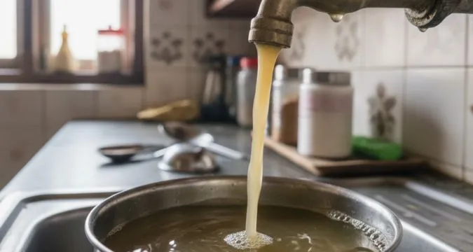 Contaminated Water Reaching Households