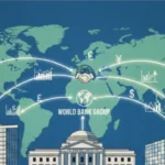 IMF World Bank WTO headquarters and global influence map