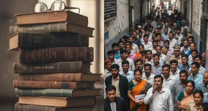 Indian law books contrasted with ground reality enforcement