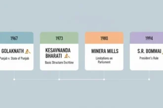 Landmark Supreme Court cases shaping basic structure doctrine