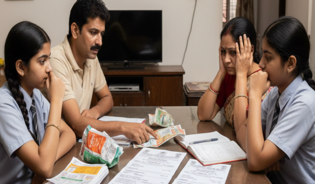 Rising cost of living affecting middle-class families in India