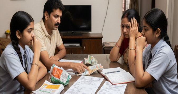 Rising cost of living affecting middle-class families in India