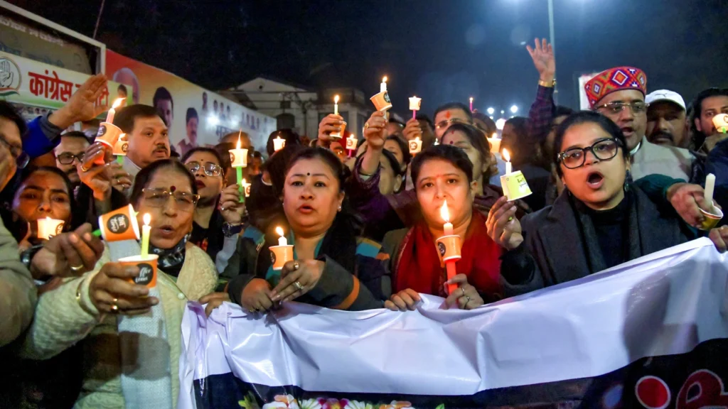 Candlelight vigil held in memory of Ankita Bhandari in India