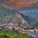 Environmental activists protesting to save the Aravalli range from deforestation and mining
