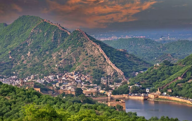 Environmental activists protesting to save the Aravalli range from deforestation and mining
