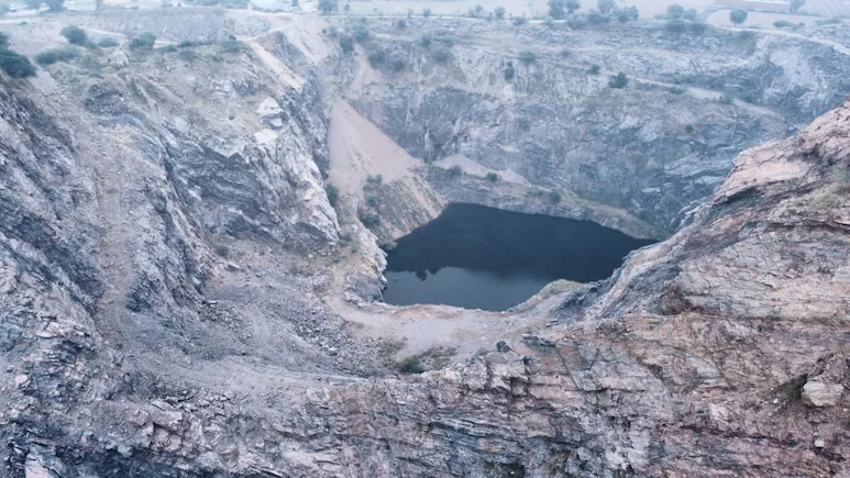Illegal construction and mining activities in the Aravali Hills region
