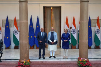 India and European Union leaders during the signing of the India–EU Trade Deal 2026