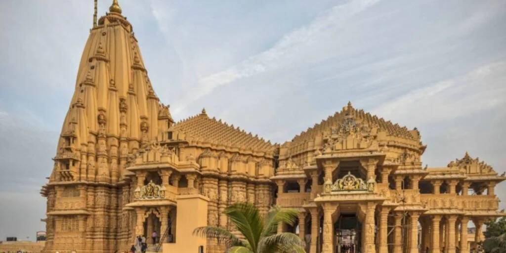 Reconstructed Somnath Temple symbolising India’s cultural revival after independence
