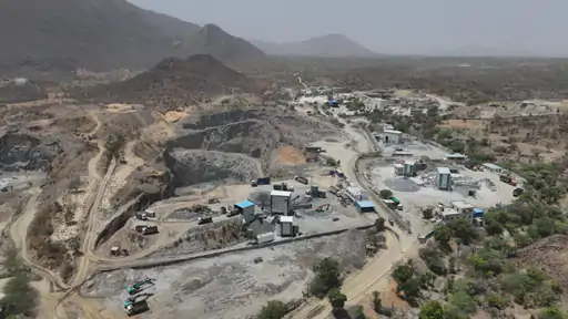 Degraded Aravali Hills showing mining damage and loss of green cover