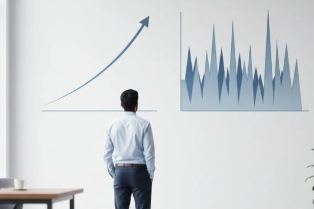 Customer-First Startup Model showing steady compounding growth compared to funding spikes