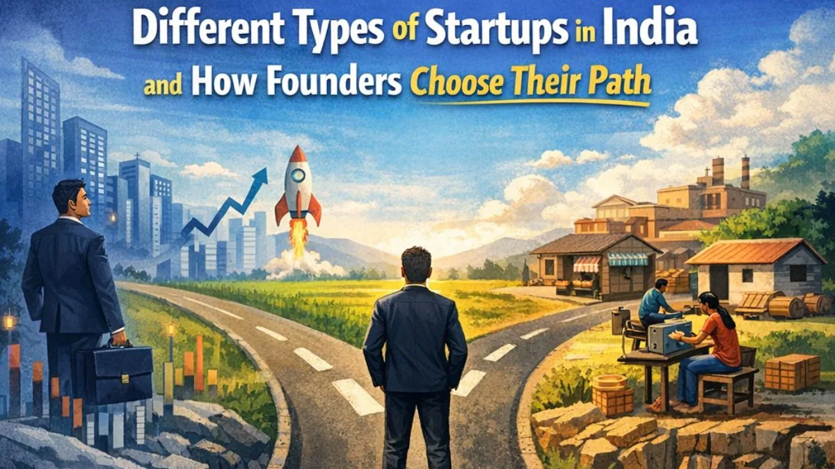 Different types of startups in India and how founders choose their startup path