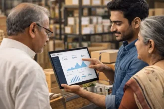 Next-generation Indian entrepreneur digitizing family MSME business with e-commerce and AI tools