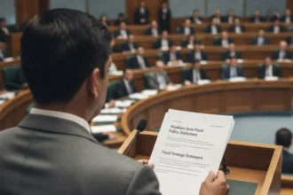 Union Budget presentation under FRBM Act fiscal responsibility framework