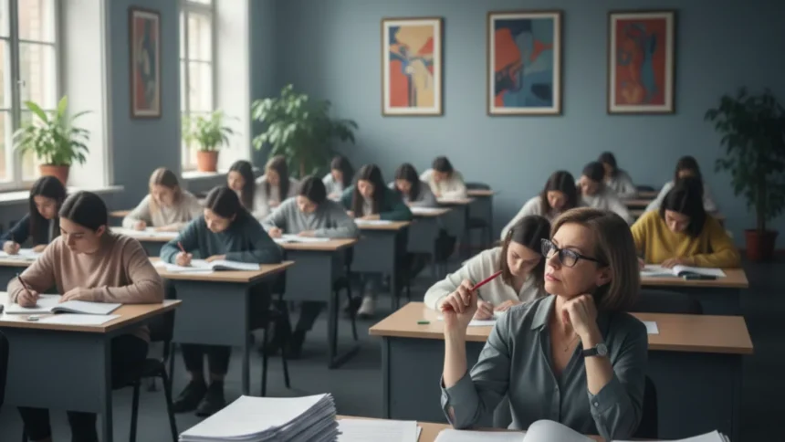 Why Some Average Answers Score Unexpectedly Well in examiner evaluation