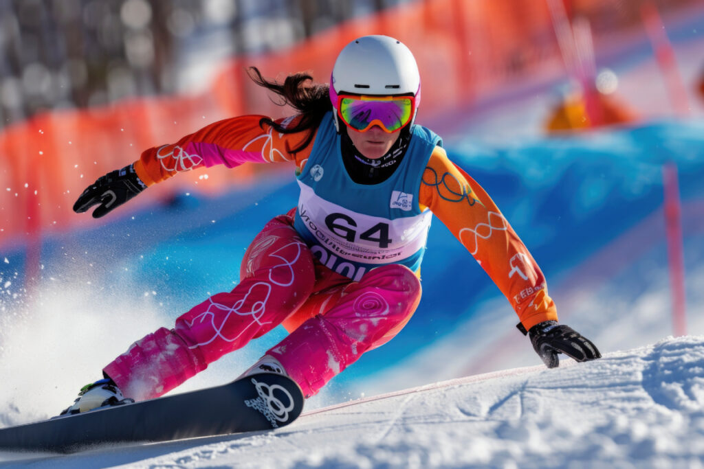 Indian athletes competing in Winter Olympics events on snow and ice