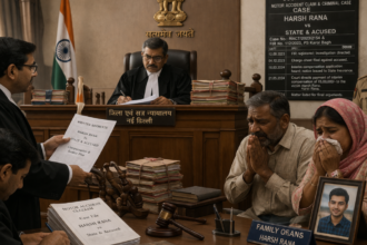 Court hearing in Harish Rana case showing legal struggle