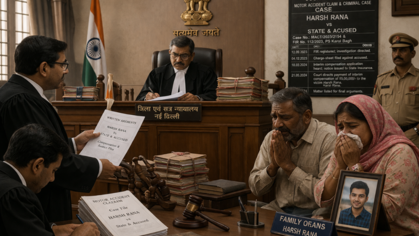 Court hearing in Harish Rana case showing legal struggle