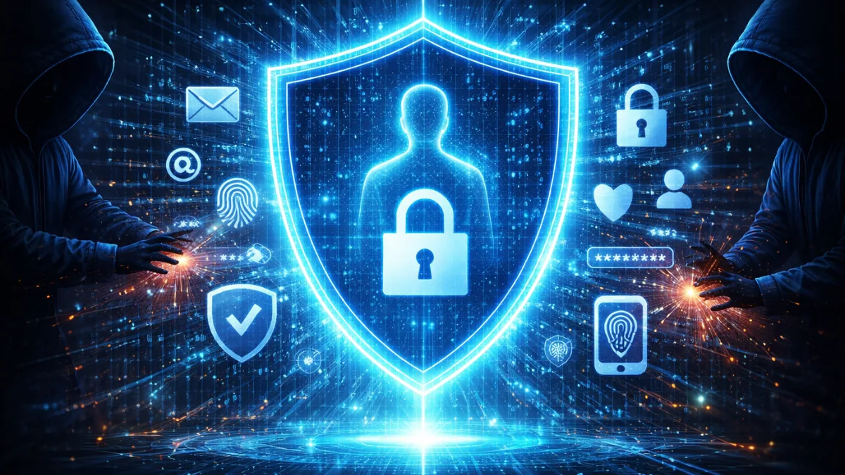 Cybersecurity protection of digital identity from online threats